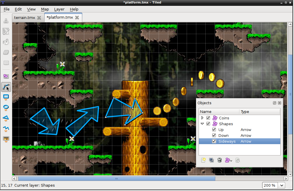 Tiled map editor