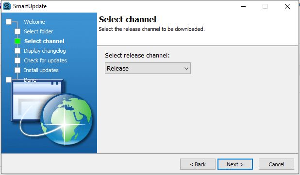 SmartUpdate - Release channel