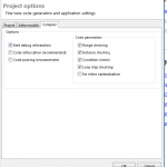 Make sure your project options include debug information, otherwise your exception handling might not make sense