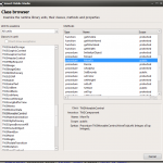 Class browser