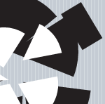 Exploding, animated logo
